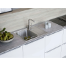 Мойка OMOIKIRI SAGAMI 63-IN-L нерж.сталь/нержавеющая сталь 4993448